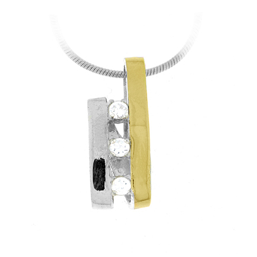 Silver and Gold Pendant