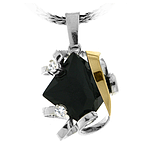 Silver and Gold Pendant