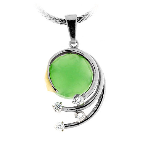 Silver and Gold Pendant