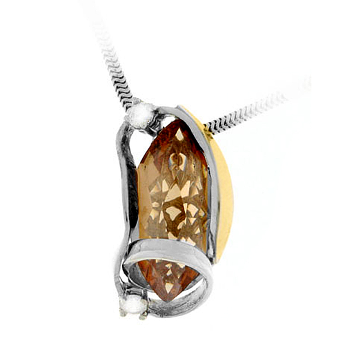 Silver and Gold Pendant