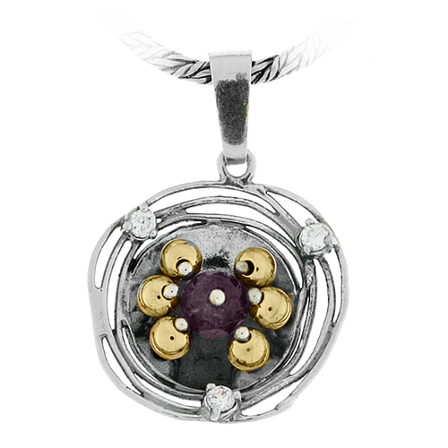 Silver and Gold Pendant