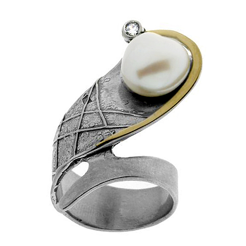 Silver and Gold Ring