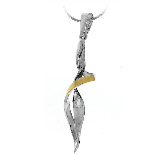 Silver and Gold Pendant