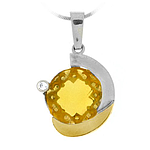 Silver and Gold Pendant
