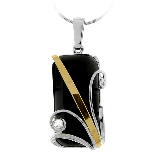 Silver and Gold Pendant