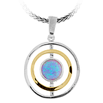 Silver and Gold Pendant