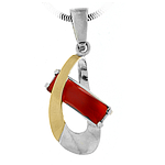 Silver and Gold Pendant
