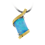 Silver and Gold Pendant