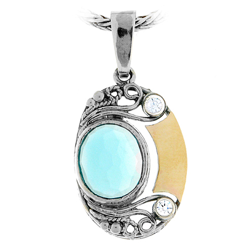 Silver and Gold Pendant