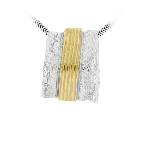 Silver and Gold Pendant