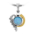 Silver and Gold Pendant