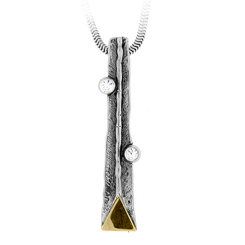 Silver and Gold Pendant