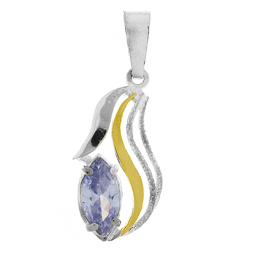 Silver and Gold Pendant