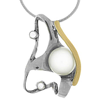Silver and Gold Pendant