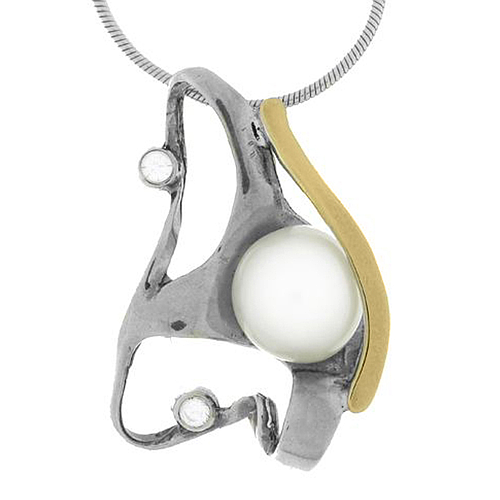 Silver and Gold Pendant