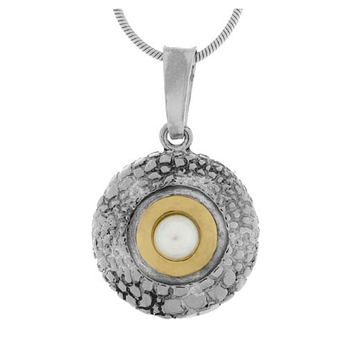 Silver and Gold Pendant