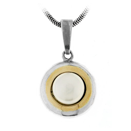 Silver and Gold Pendant