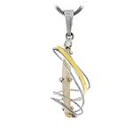 Silver and Gold Pendant
