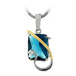 Silver and Gold Pendant