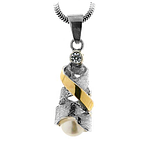 Silver and Gold Pendant