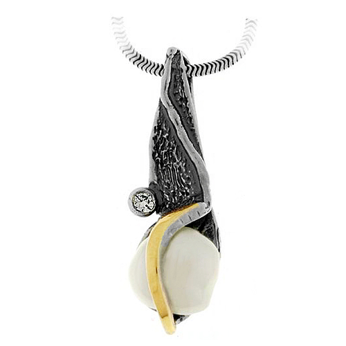 Silver and Gold Pendant