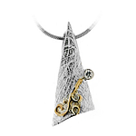 Silver and Gold Pendant