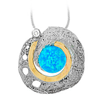Silver and Gold Pendant