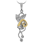 Silver and Gold Pendant