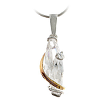 Silver and Gold Pendant