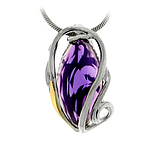 Silver and Gold Pendant