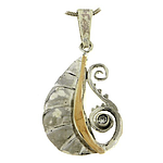 Silver and Gold Pendant