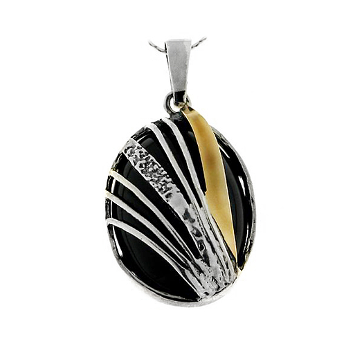 Silver and Gold Pendant