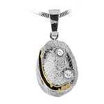 Silver and Gold Pendant