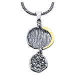 Silver and Gold Pendant