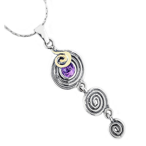 Silver and Gold Pendant