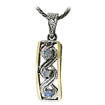 Silver and Gold Pendant