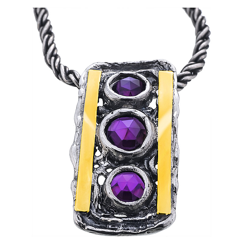 Silver and Gold Pendant