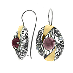 Silver and Gold Earrings