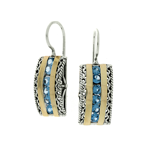 Silver and Gold Earrings