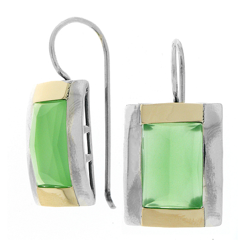 Silver and Gold Earrings