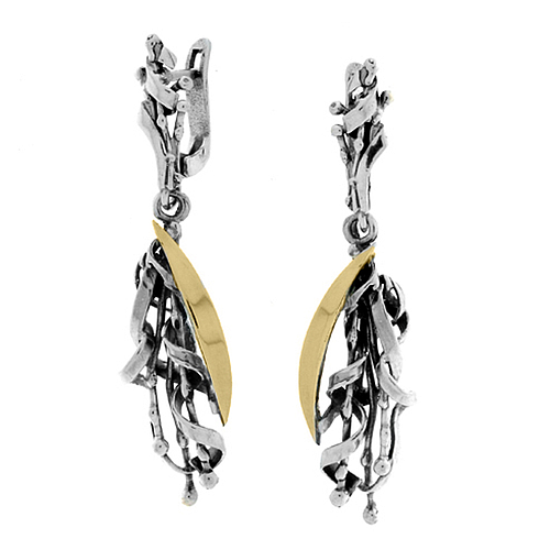 Silver and Gold Earrings