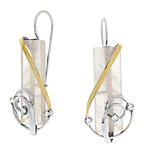 Silver and Gold Earrings