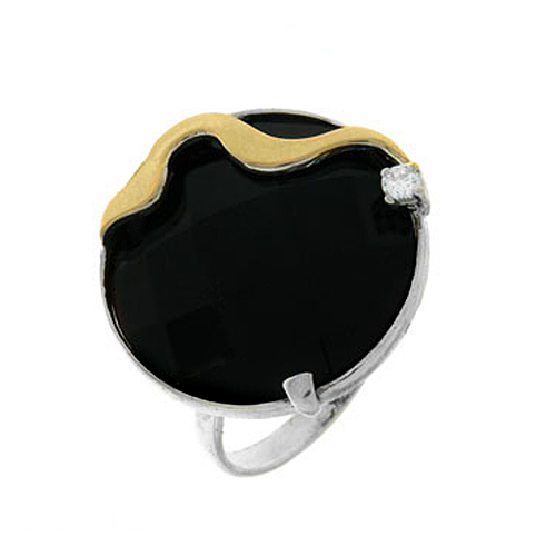 Silver and Gold Ring