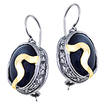 Silver and Gold Earrings