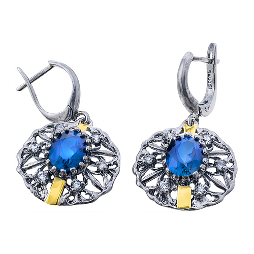 Silver and Gold Earrings