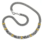 Silver and Gold Necklace