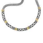 Silver and Gold Necklace