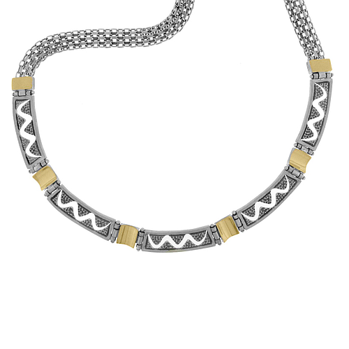 Silver and Gold Necklace