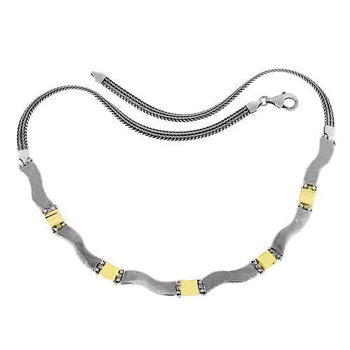 Silver and Gold Necklace