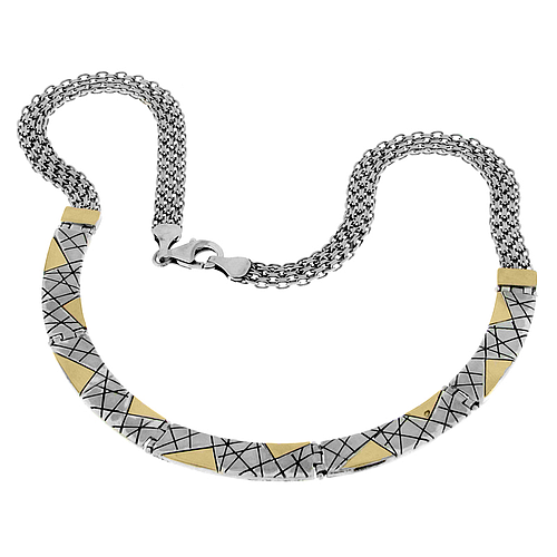 Silver and Gold Necklace